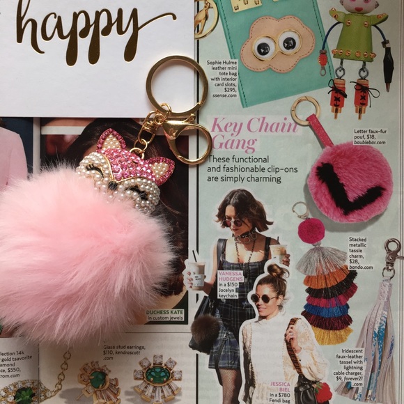 Sold out New Fun Pompom purse charm/Key/Car Charm - Picture 3 of 8